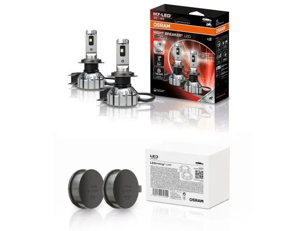 OSRAM Night Breaker H7 LED SMART Abblendlicht SET für Audi A1 Typ GB ab 2018