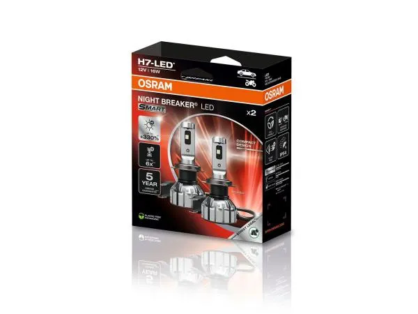 OSRAM Night Breaker H7 LED SMART Abblendlicht für Dacia Duster Typ PH2 ab 2018