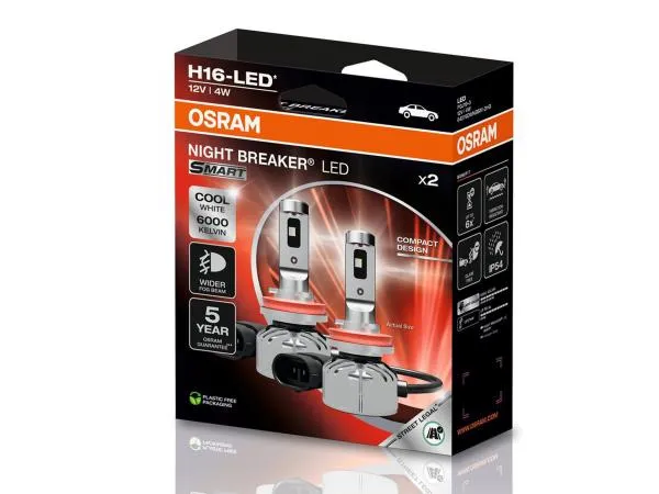 OSRAM Night Breaker LED SMART H16 Nebelscheinwerfer für Toyota Yaris XP13 2010-2020