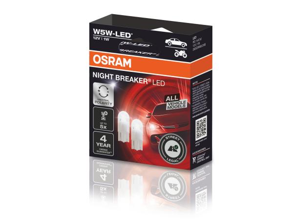 OSRAM H4 LED Night Breaker Skoda Roomster 5J mit Zulassung