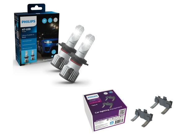 Philips H7 LED Pro6000 Boost Abblendlicht Set für Fiat Ulysse Typ V ab 2022