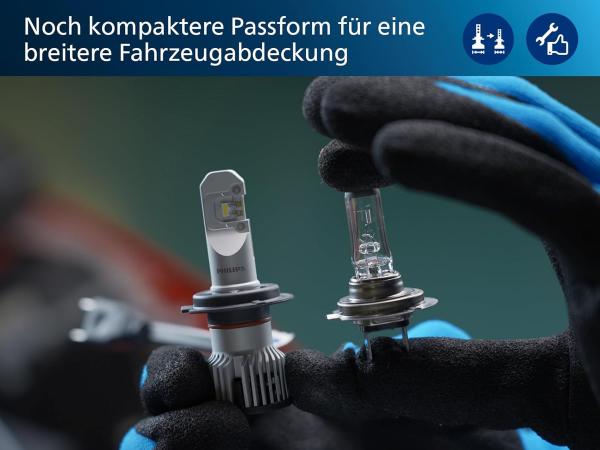 Philips H7 LED Pro6000 Boost Abblendlicht Set für Fiat Ulysse Typ V ab 2022