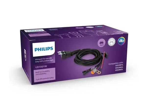 Philips Kabelbaumset für LED Zusatzscheinwerfer UD1001W 1XDT3 - LUMUD1001WX1