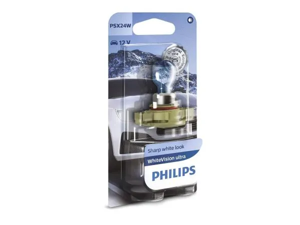 Philips PSX24W Leuchtmittel 12V 24W PG20/7 WhiteVision Ultra - 12276WVUB1