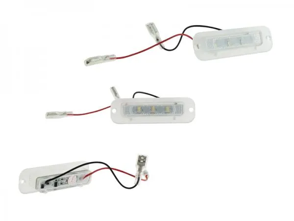 SMD LED Kennzeichenbeleuchtung für Mercedes W463 mit E-Prüfzeichen (Variante 1)