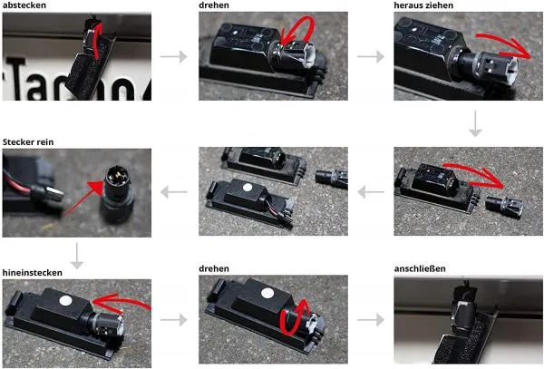 SMD LED Kennzeichenbeleuchtung Module für Hyundai Elantra GT ab 2017