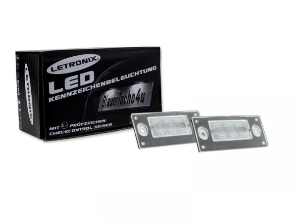 SMD LED Kennzeichenbeleuchtung Module für Audi A4/S4 B5 Avant mit E-Prüfzeichen