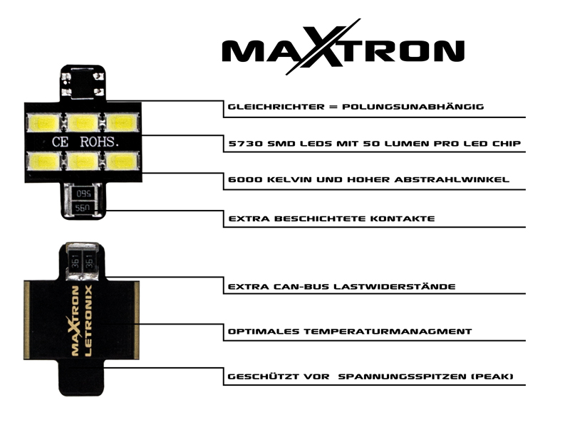 Maxtron Led Innenraumbeleuchtung Seat Leon 5f