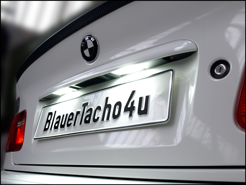 Kennzeichenbeleuchtung Upgrade LED Mercedes-Benz E W211/CLS W219/SLK R171/C  W203
