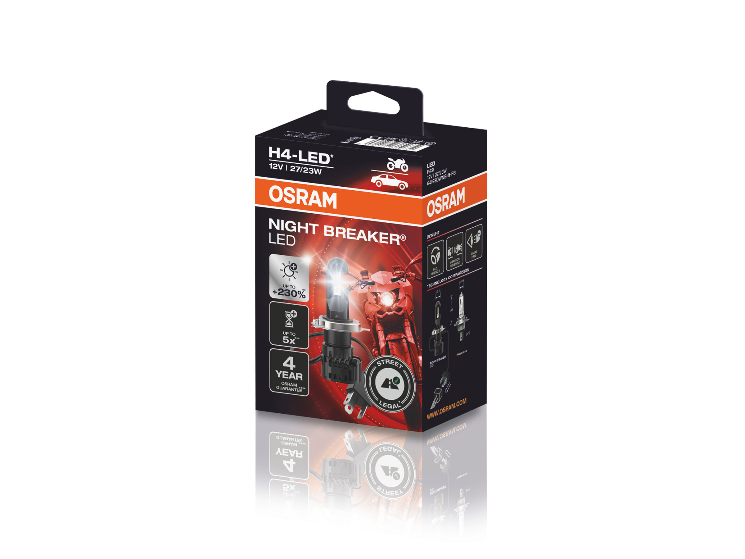 Osram Led H Night Breaker Abblendlicht Fernlicht F R Kawasaki Ninja