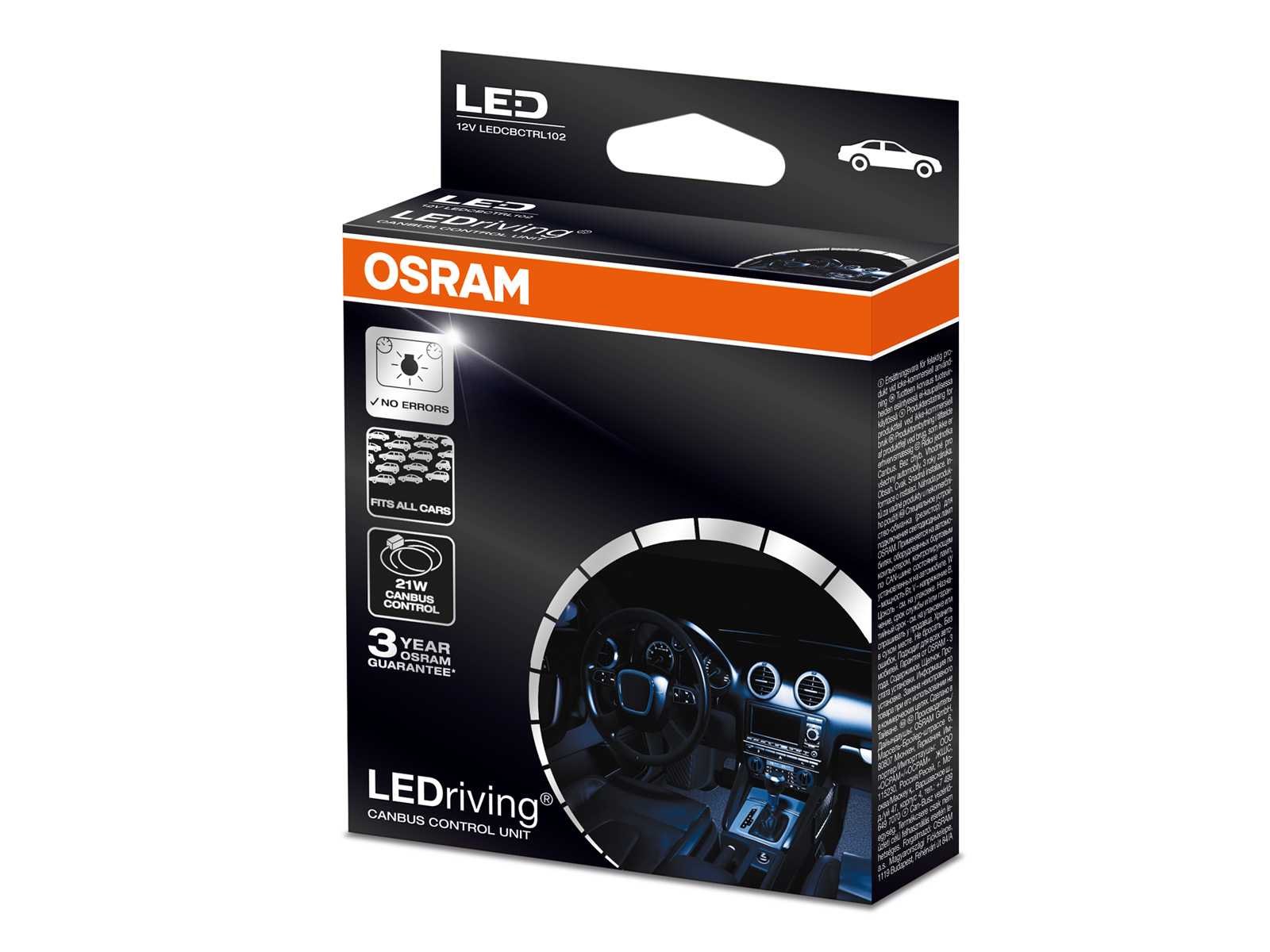 2x OSRAM LEDriving Smart Canbus Lastwiderstand für H7 Nachrüstlampe
