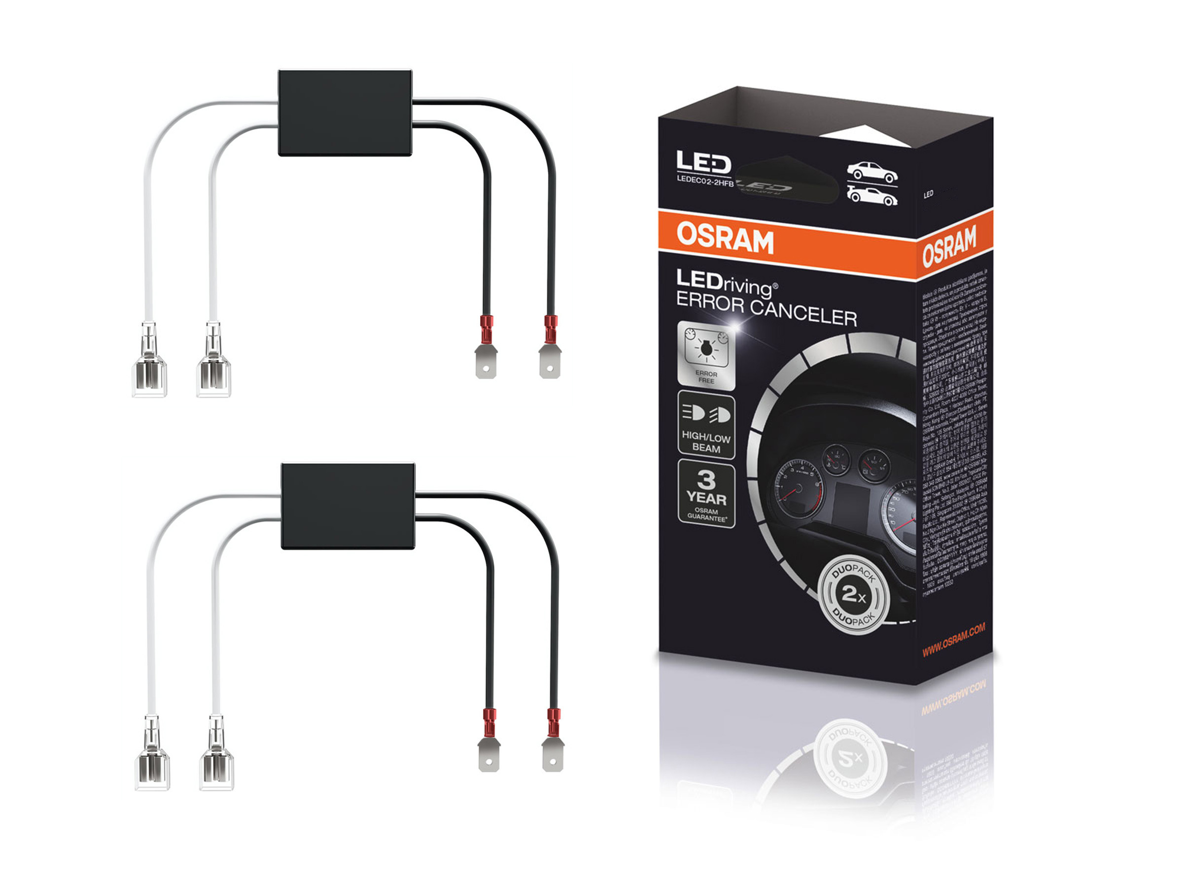 Osram LEDSC02-1 - Kits de Adaptadores Can-Bus H7 v2-1 para NIGHT