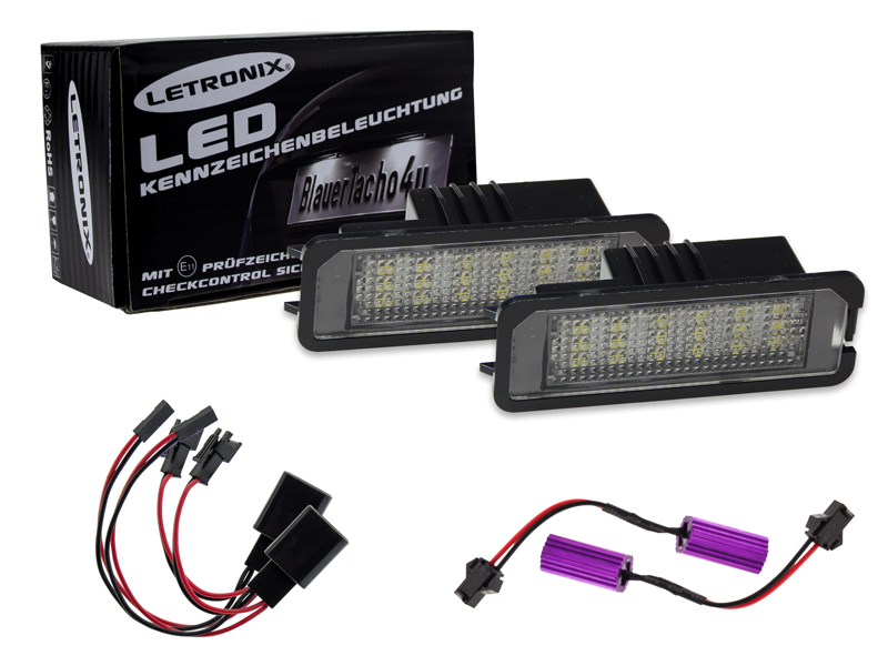LED Rücklicht Kennzeichenbeleuchtung 3-LEDs E-Geprüft Universal