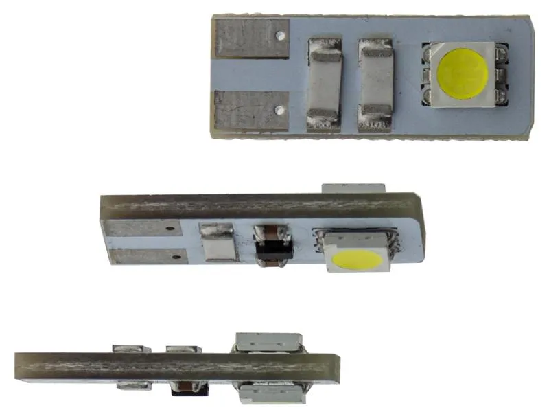 2 SMD 5050 3 Chip LED Leuchtmittel WY5W Sockel Gelb/Orange CAN-Bus