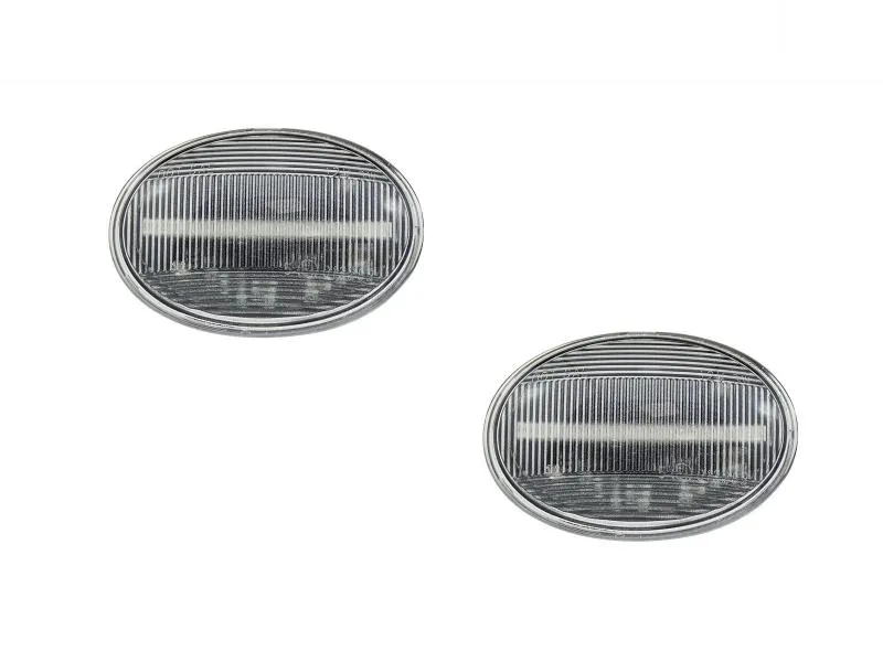 LED Seitenblinker Blinker Klar Silber für Mini Cooper R55 Clubman 2007-2014