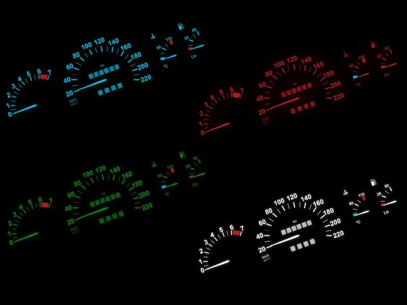 SMD LED Umbauset Tachobeleuchtung für Renault Twingo