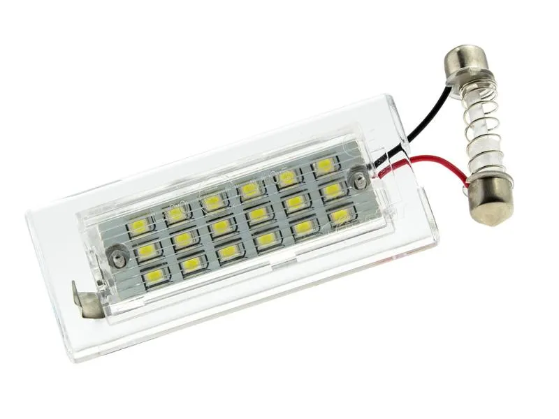 18 SMD LED Kennzeichenbeleuchtung für BMW E53 und E83 mit E-Prüfzeichen