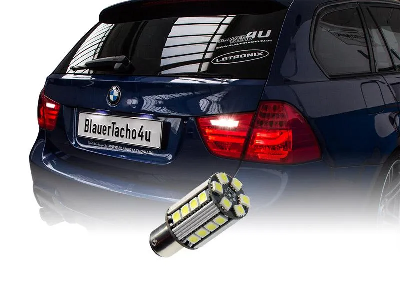 1x 26 SMD Ba15s P21W CAN-Bus LED Rückfahrlicht für Seat Leon ab 2012