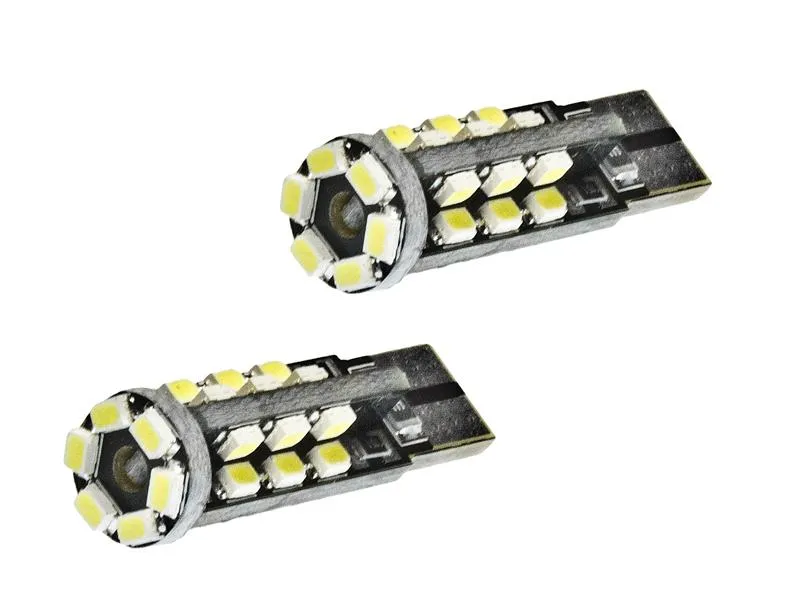 2x 30 SMD 1210 LED Standlichter Weiß 6000K Can-Bus w5w T10