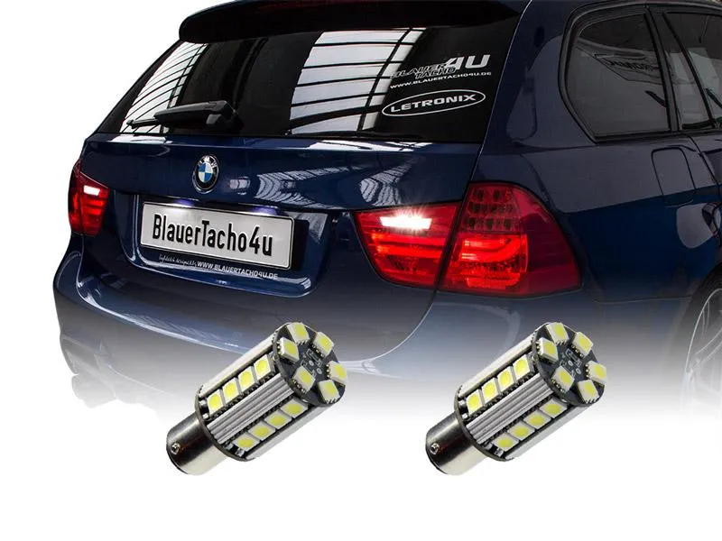 2x 26 SMD Ba15s P21W CAN-Bus LED Rückfahrlicht für Mercedes T204 FL ab 2011