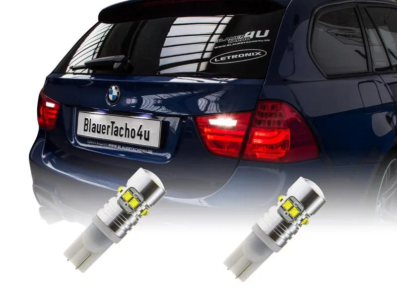 2x 50W W16W CAN-Bus LED Rückfahrlicht für BMW 5er F07 Grand Turismo