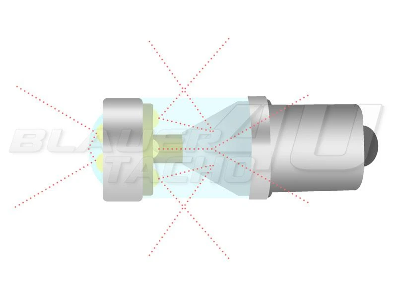 30 Watt LED Leuchtmittel P13W mit XBD LEDs 6000K