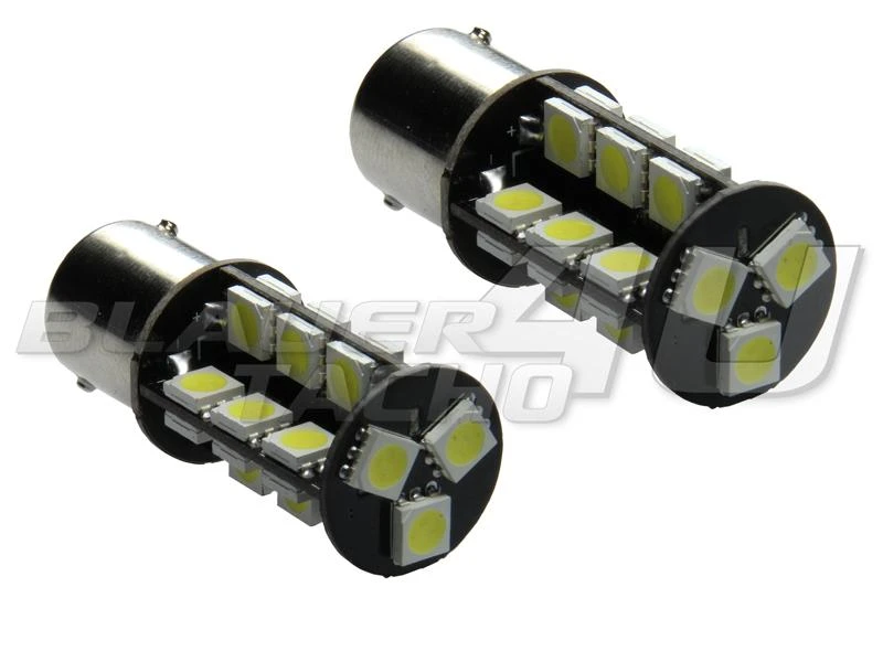 LED Tagfahrlicht TFL Set Ba15s 27 SMD Can-Bus für Mazda 6