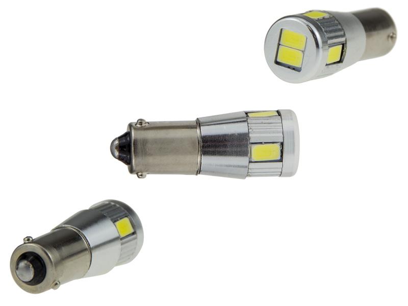 Kaufe 10Pcs BA9S LED T4W H6W Led-lampe Canbus Auto Innen Licht