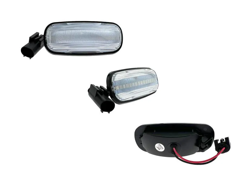 LED Seitenblinker Blinker Klar Silber für Land Rover Freelander Typ LN 1997-2006