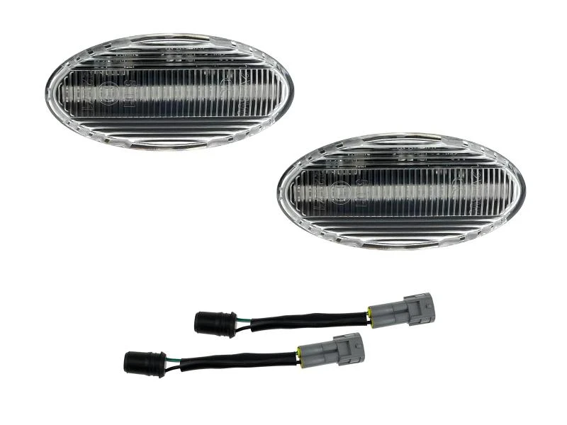 LED Seitenblinker Blinker Klar Silber Module für Mazda 2 Typ DE 2007-2014