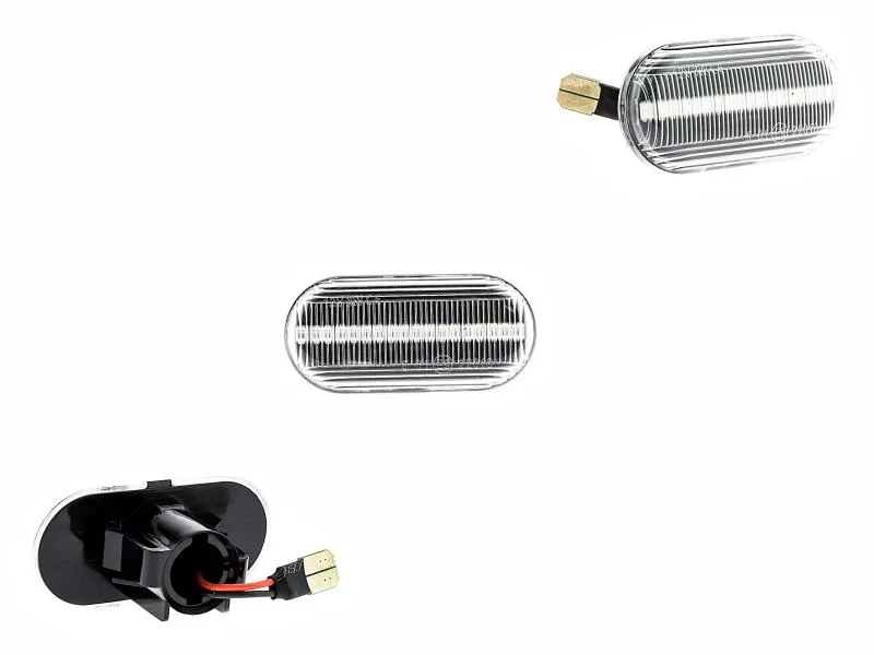 LED Seitenblinker Blinker Klar Silber Module für Renault Clio I Typ 57 1990-1998