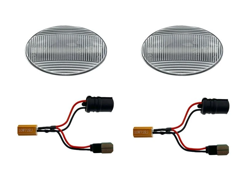 LED Seitenblinker Blinker Klar Silber Module für Opel Combo B 1993-2001