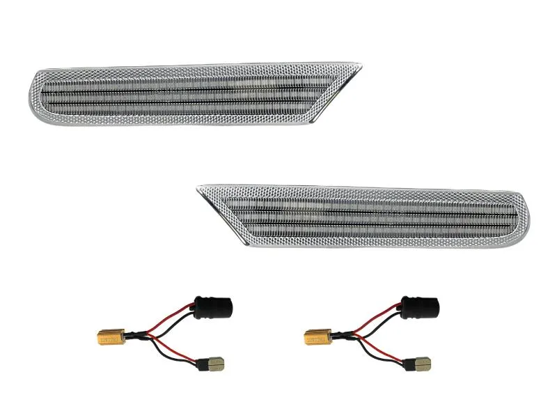 LED Seitenblinker Blinker Klar Silber Module für Porsche 911 Typ 996 1996-2006