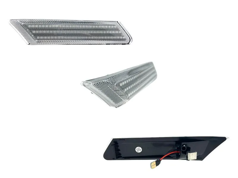 LED Seitenblinker Blinker Klar Silber Module für Porsche 911 Typ 997 2004-2012