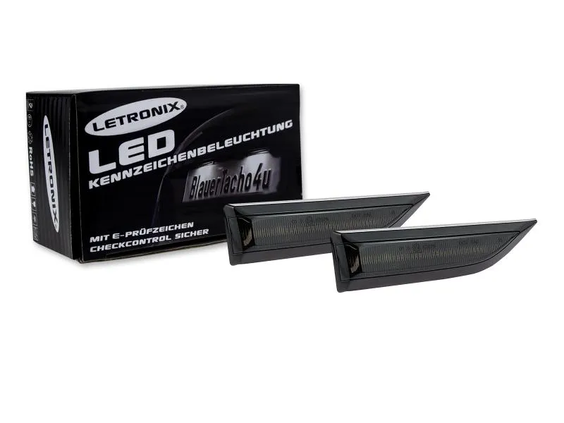 LED Seitenblinker Blinker Smoke Schwarz Module für VW T6 ab 2015