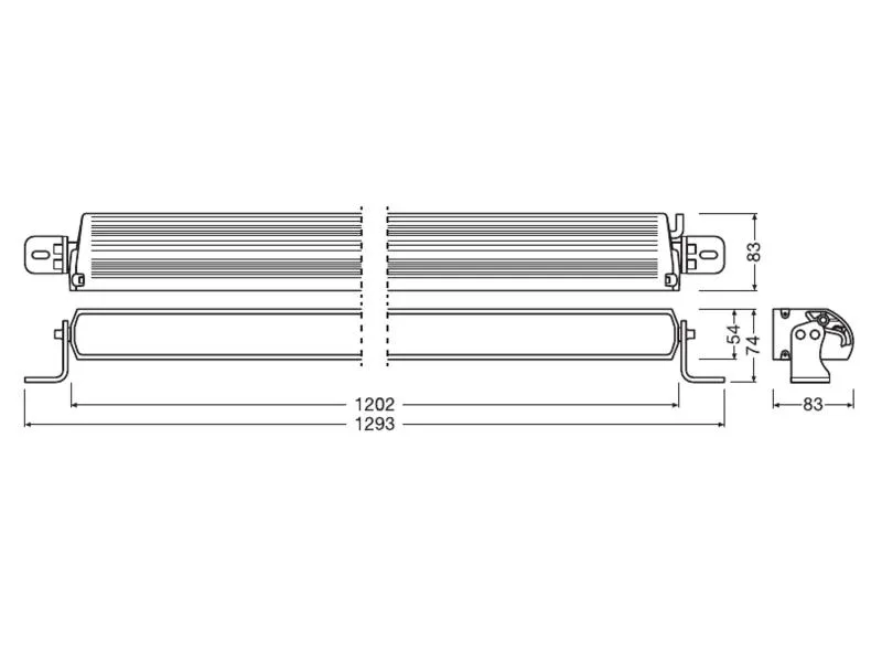 OSRAM LEDriving® LED Lightbar Zusatzscheinwerfer FX1250-CB SM GEN 2 - LEDDL134-CB SM