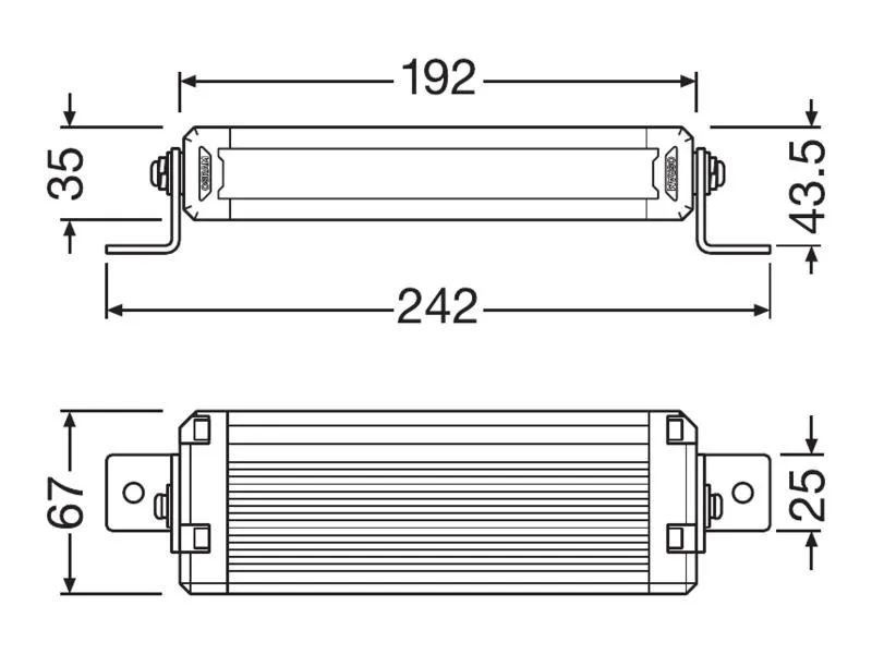 OSRAM LEDriving® LED Lightbar Zusatzscheinwerfer VX180-SP SR - LEDDL122-SP SR