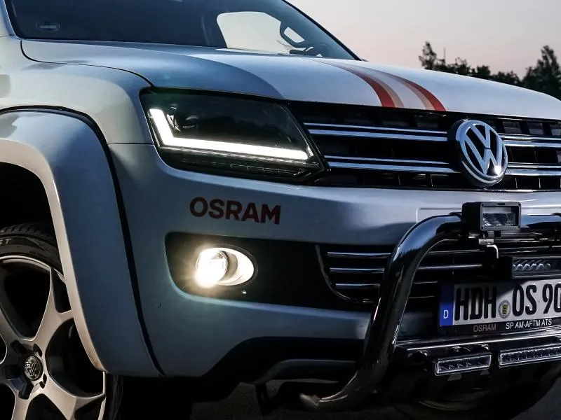 OSRAM LEDriving® für VW Amarok Full LED Scheinwerfer Black Edition (Halogen Upgrade)