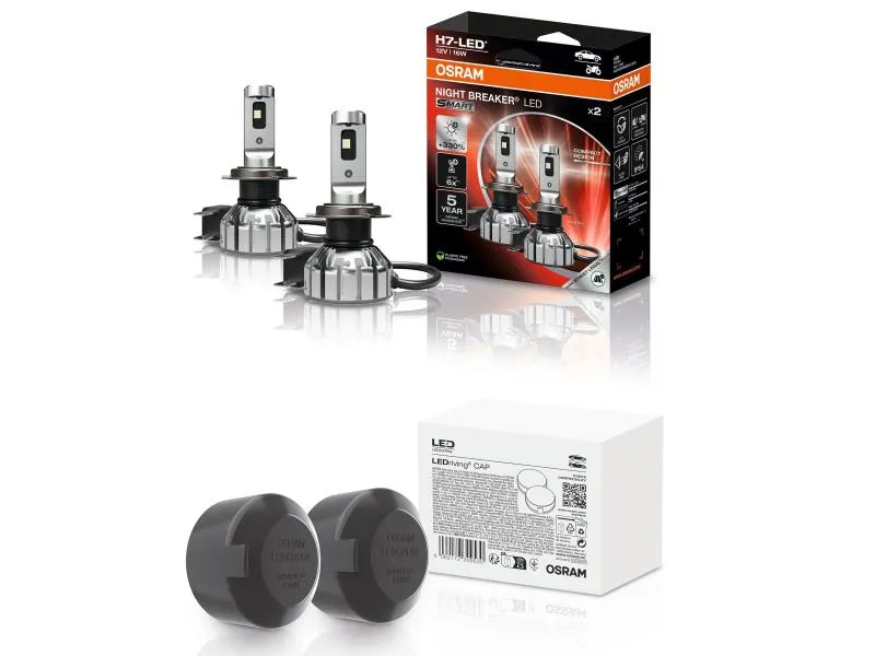 OSRAM Night Breaker H7 LED SMART Abblendlicht SET für Peugeot 208 Facelift 2015-2019