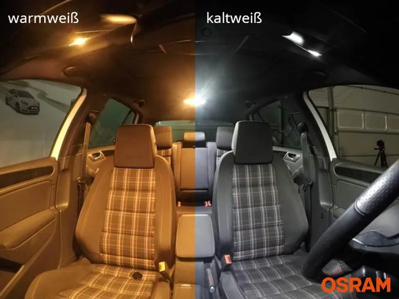 Osram® SMD LED Innenraumbeleuchtung für Audi A1 8X Innenraumset