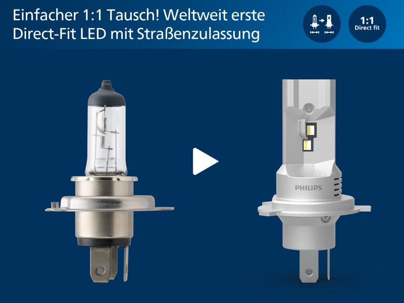 Philips Boost +300% GEN2 H4 LED Abblendlicht für Rolls-Royce Comiche 1995-2002