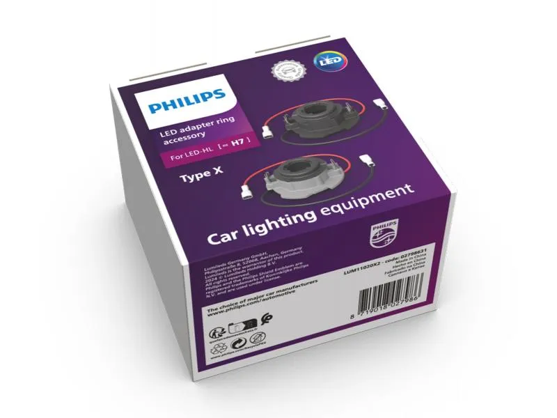 Philips Montagehalterung Adapter Ring Typ Q für Ultinon Pro6000 H7 LED - 11024X2