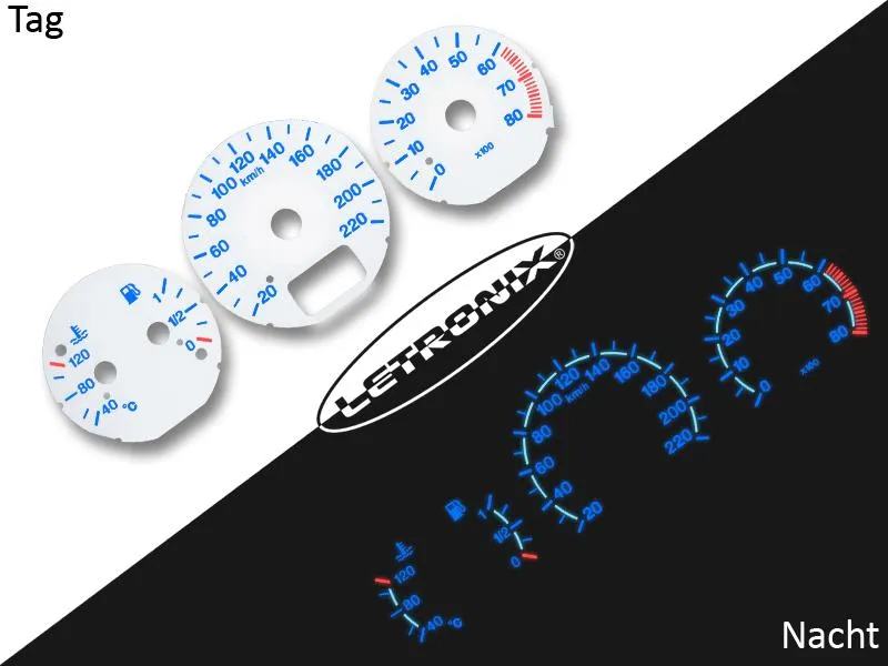 Plasma Tacho Tachoscheiben für Alfa Romeo 145 20-220Km/h 8000U/Min