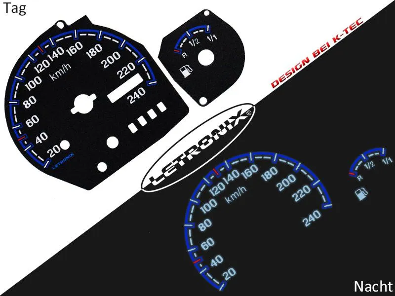 Plasma Tacho Tachoscheiben für Ford Ka 20-240Km/h o. DZM