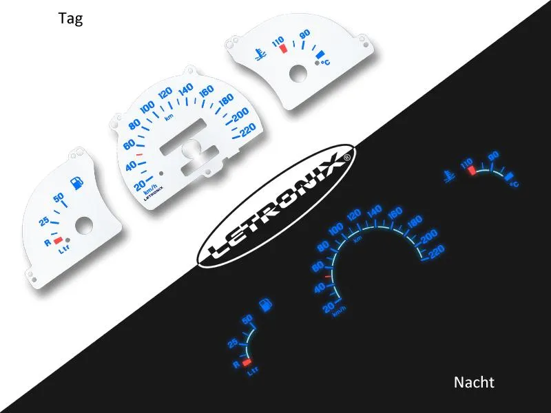 Plasma Tacho Tachoscheiben für Opel Astra F Vectra A 20-220Km/h o. DZM