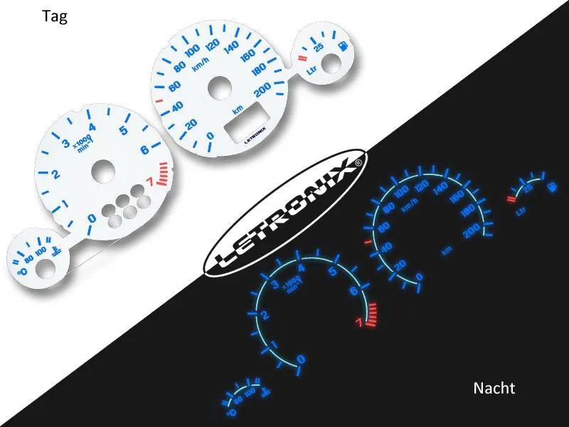 Plasma Tacho Tachoscheiben für Opel Astra G Zafira A 0-200Km/h 7000U/Min