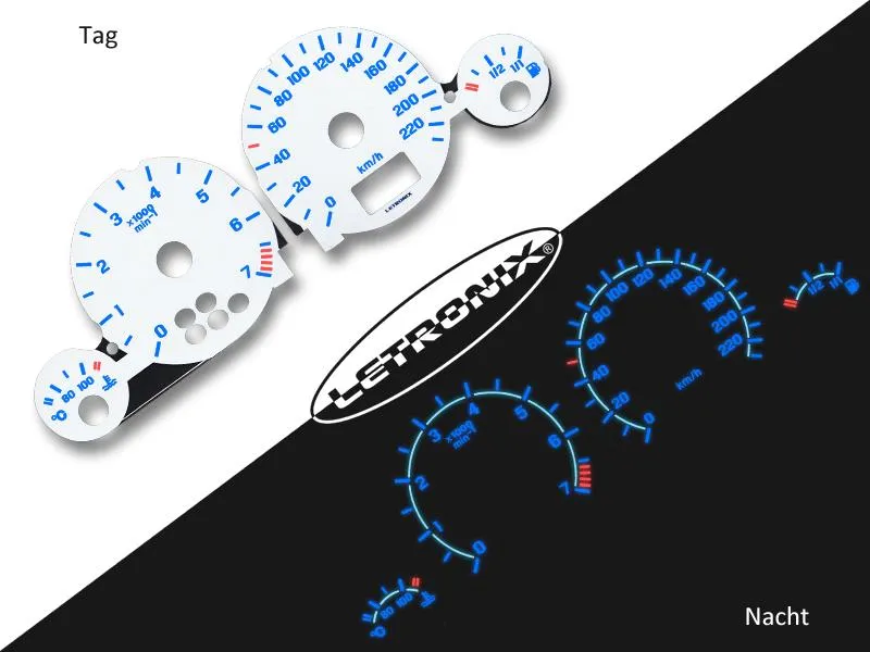 Plasma Tacho Tachoscheiben für Opel Astra G Zafira A 0-220Km/h 7000U/Min
