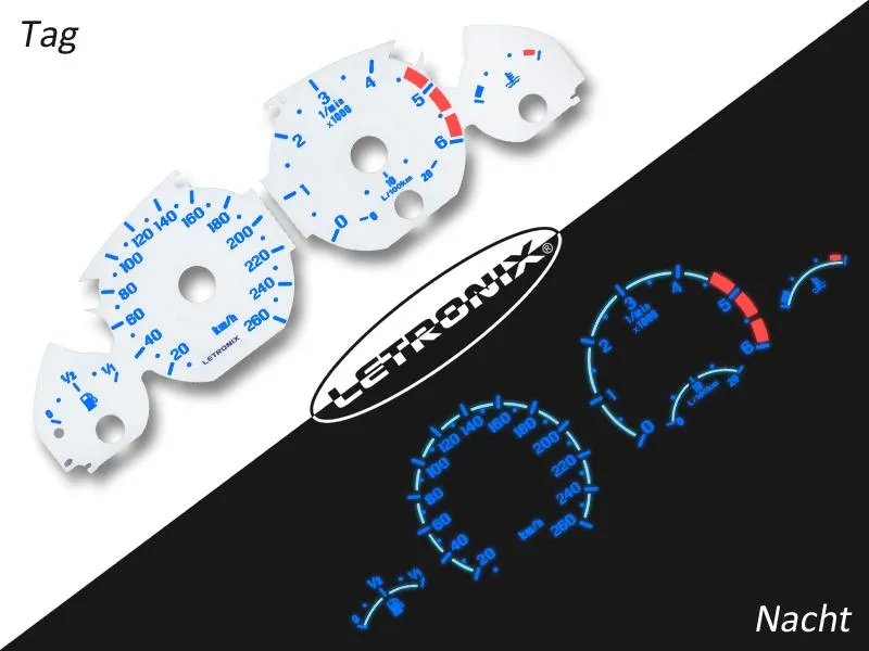 Plasma Tacho Tachoscheiben für BMW E46 20-240Km/h 6000U/Min
