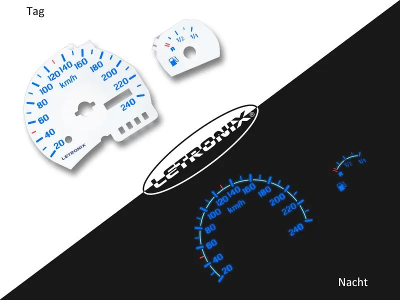 Plasma Tachoscheiben für Ford Ka 96-03 20-220 & 240Km/h o. DZM
