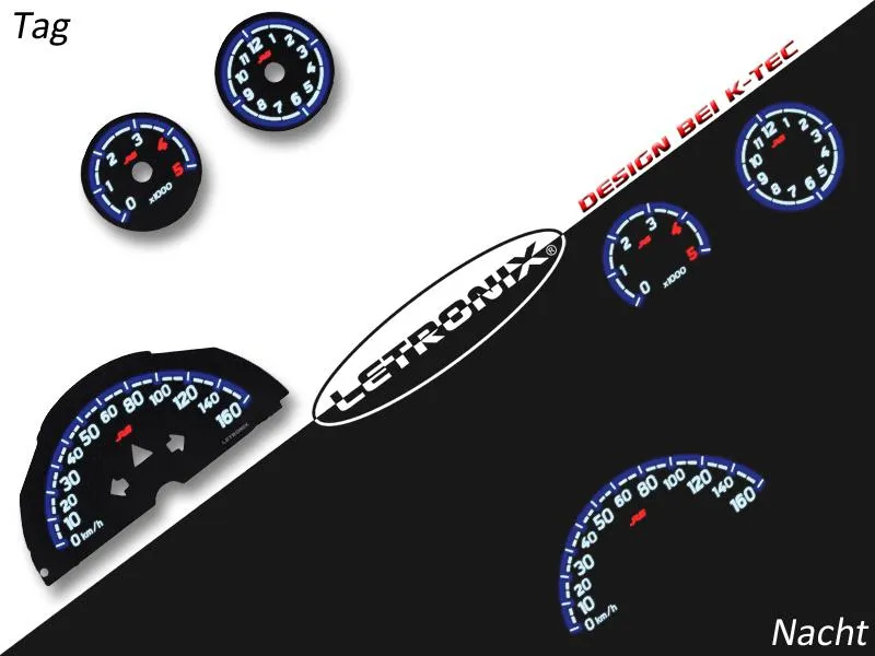 Plasma Tachoscheiben für Smart Roadster 0-160Km/h 5000U/Min